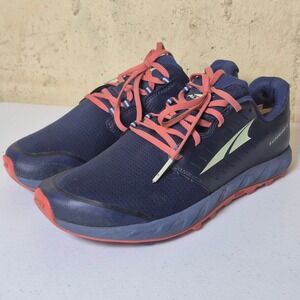 Altra Superior 5 Running Shoes Womens 11 Navy Blue Trail Sneakers